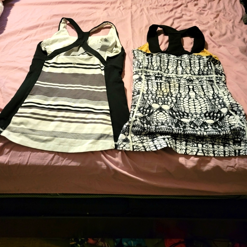 Bundle Of Two Size 6 Lululemon Tanks - image 1
